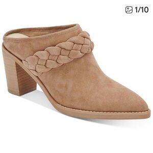 Dolce Vita Serla Women's Tan Suede Braided Mules